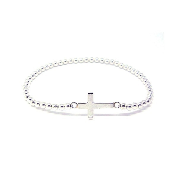 Duo Jewellery Bracelets Duo Jewellery Silver Cross Charm Bracelet