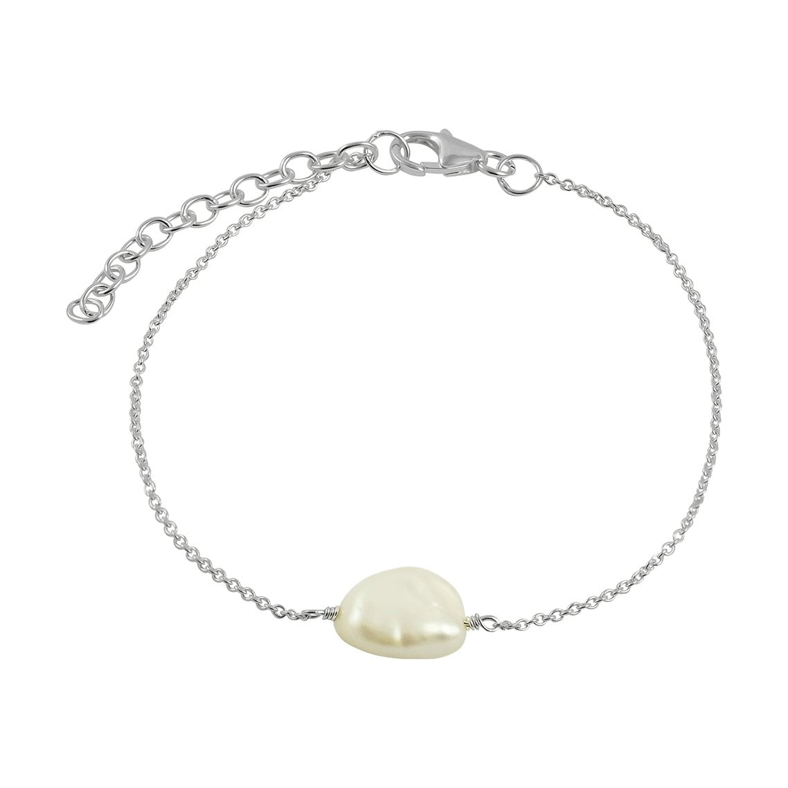 Duo Jewellery Bracelets Duo Single Baroque Freshwater Pearl Bracelet