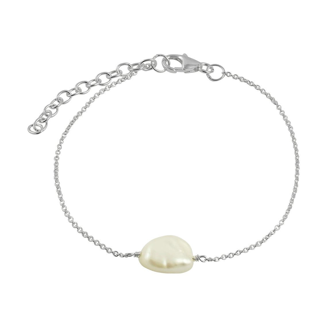 Duo Jewellery Bracelets Duo Single Baroque Freshwater Pearl Bracelet