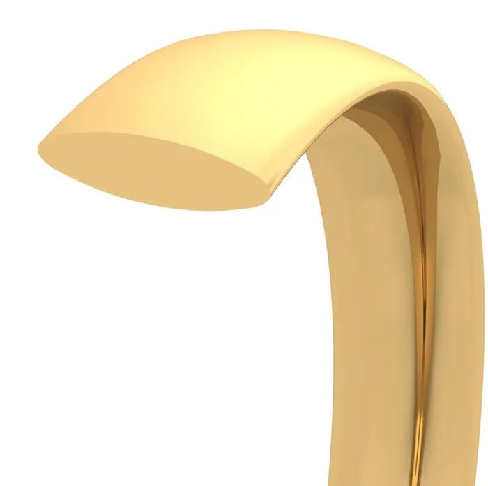 Duo Jewellery Bracelets Solid Gold / 4mm - 63mm Golf Oval Solid Gold Bangle