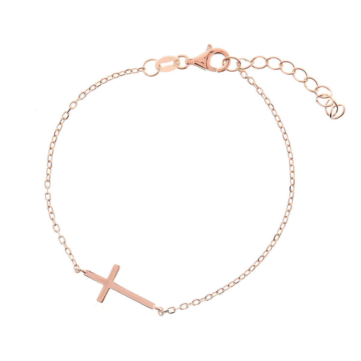 Duo Jewellery Bracelets ROSE GOLD Duo Cross Bracelet