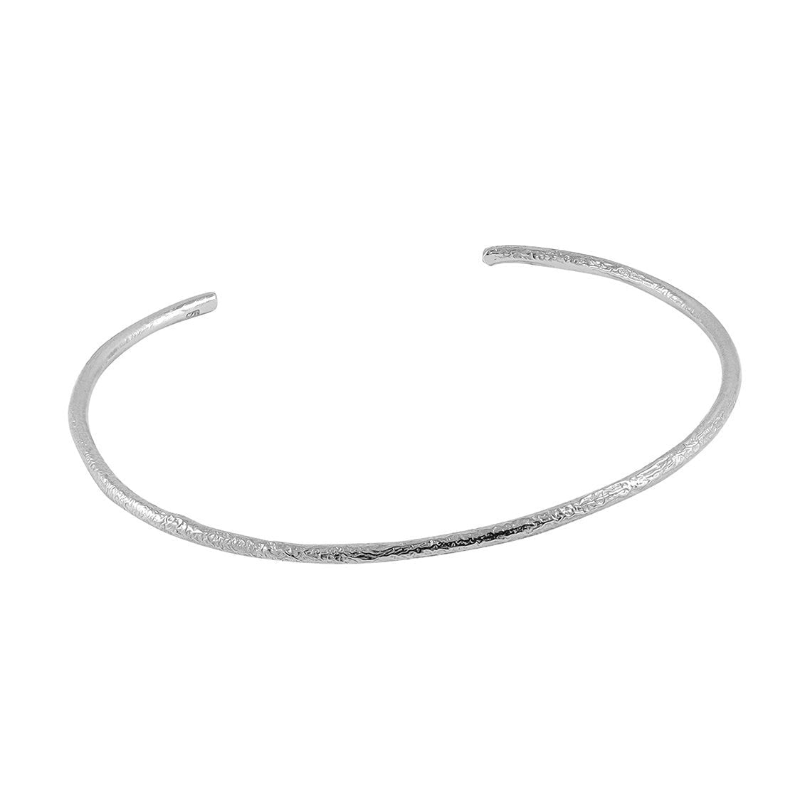 Duo Jewellery Bracelets Silver Duo organic tube bangle