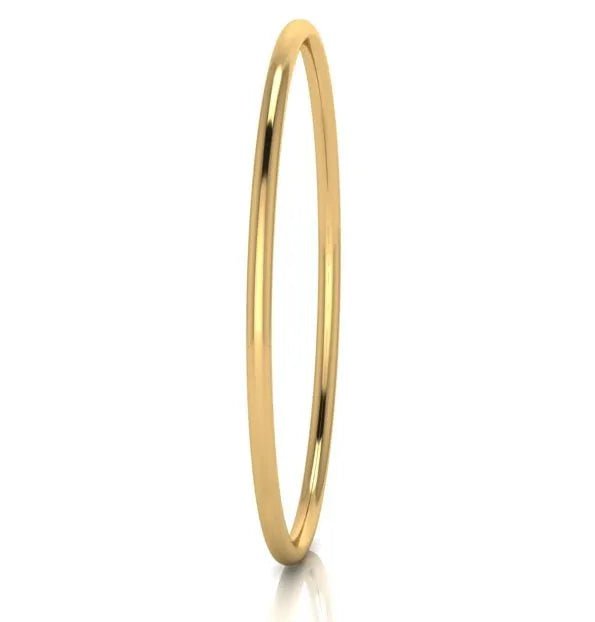 Duo Jewellery Bracelets Solid Gold Golf Tube Solid Gold Hollow Bangle
