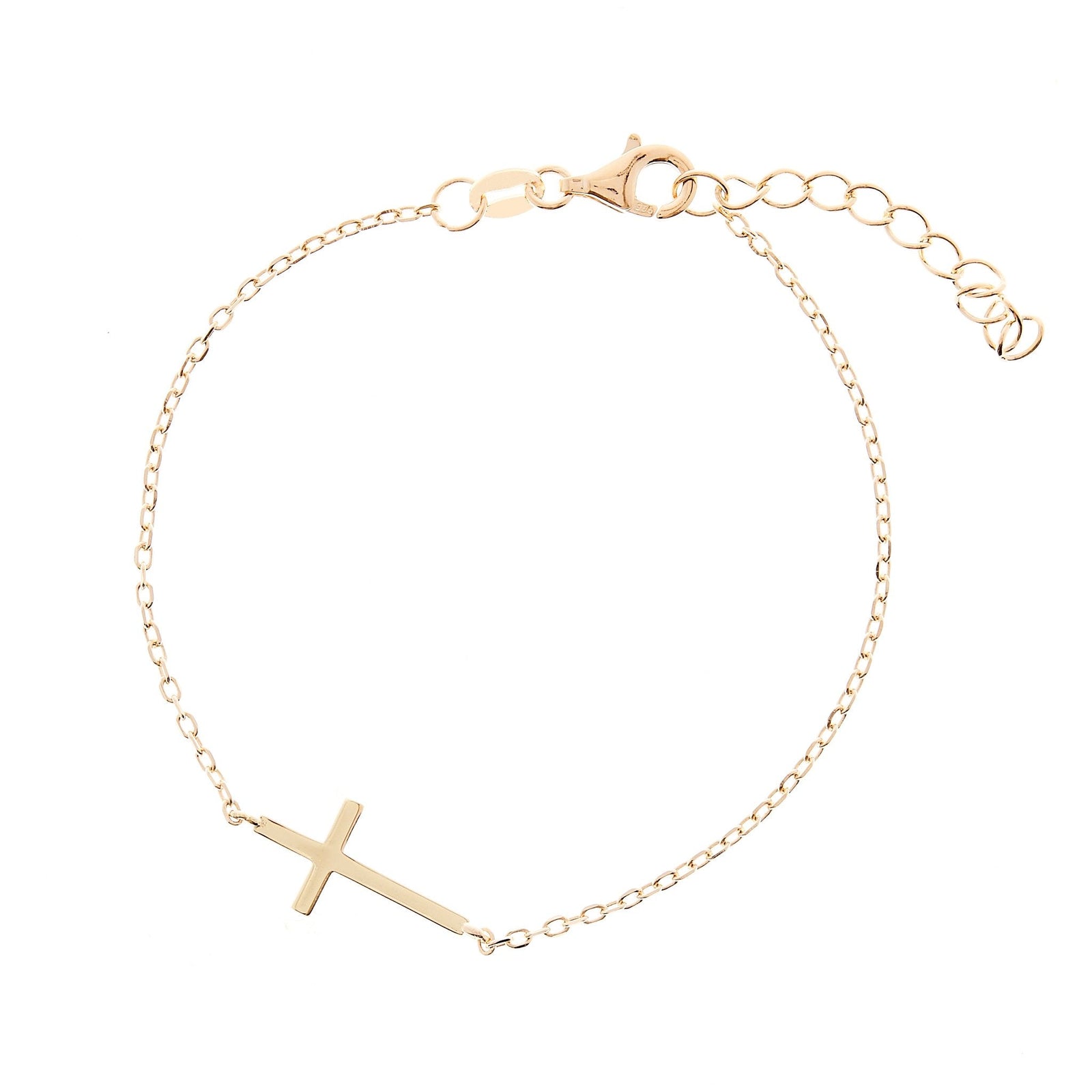 Duo Jewellery Bracelets YELLOW GOLD Duo Cross Bracelet