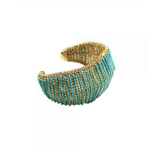 Duo Jewellery Bracelets Yellow Gold Gas Izzia Cuff