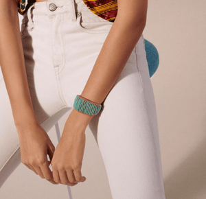 Duo Jewellery Bracelets Yellow Gold Gas Izzia Cuff