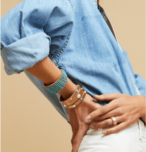 Duo Jewellery Bracelets Yellow Gold Gas Izzia Cuff