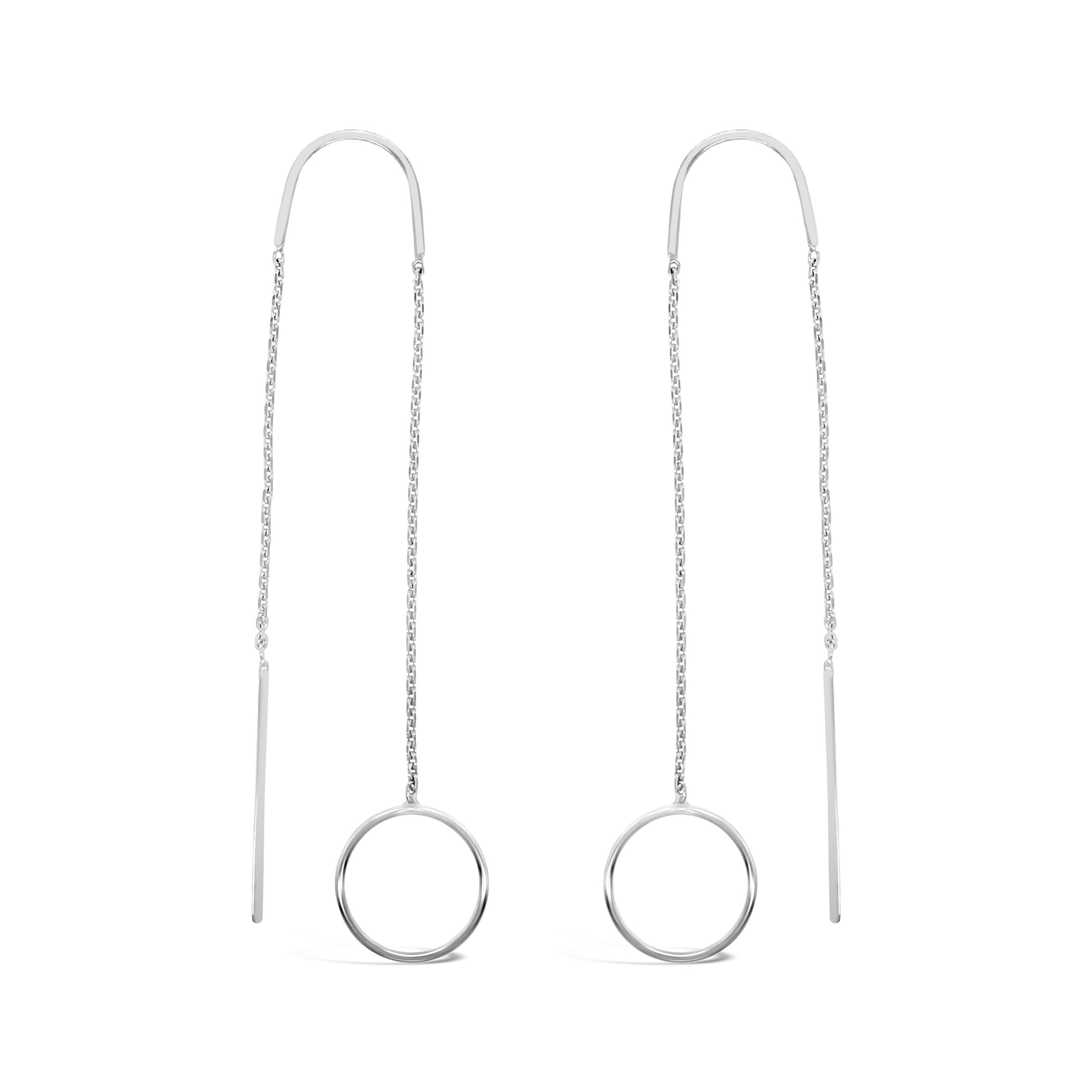 Duo Jewellery Earrings Duo circle tread earrings