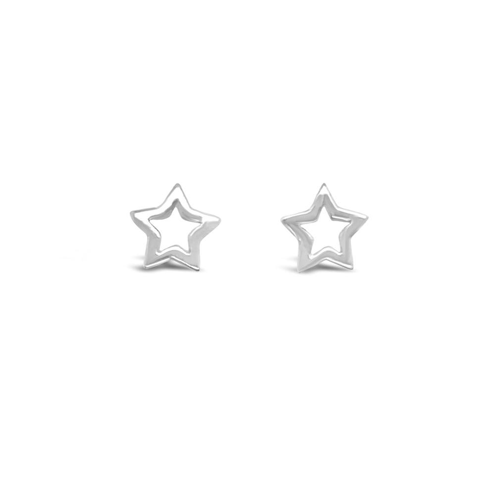 Duo Jewellery Earrings Duo cut out star earrings