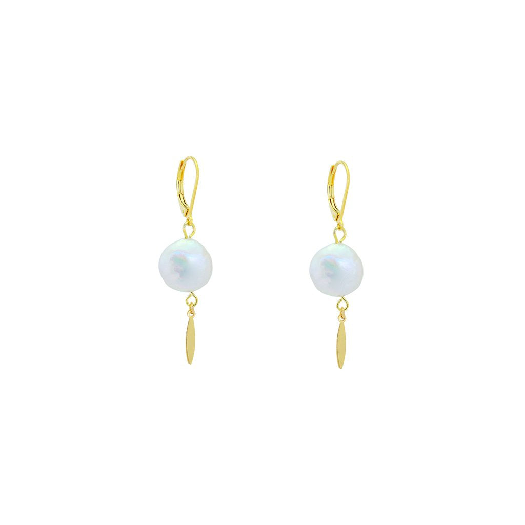 Duo Jewellery Earrings Duo drop pearl earrings