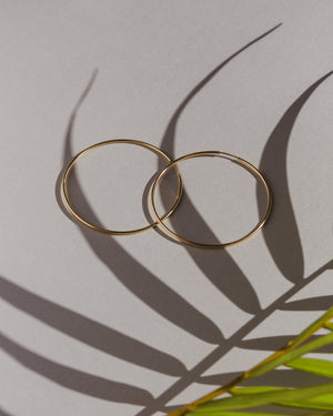 Duo Jewellery Earrings Duo fine Gold Filled Hoop