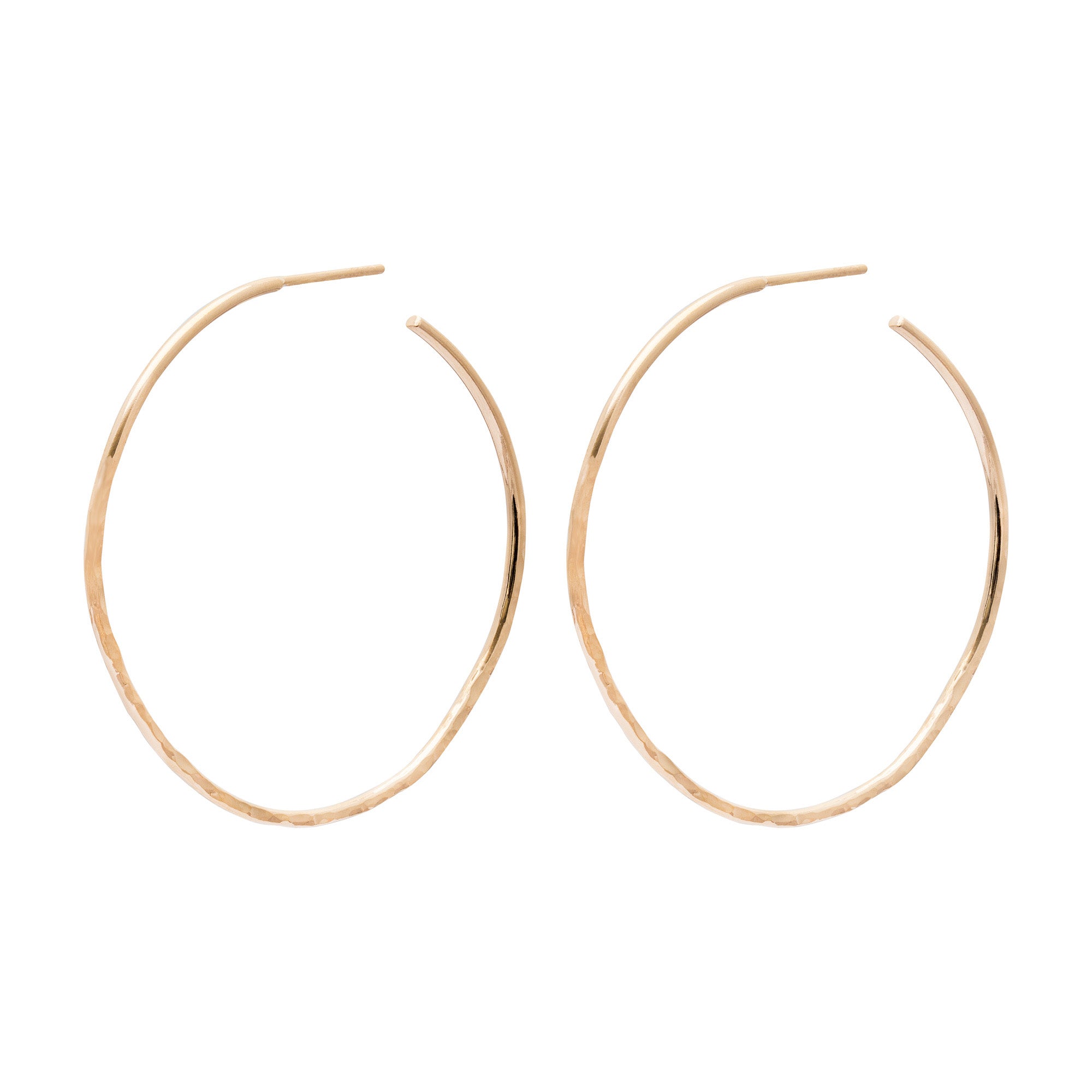 Duo Jewellery Earrings duo Fine gold open hoop