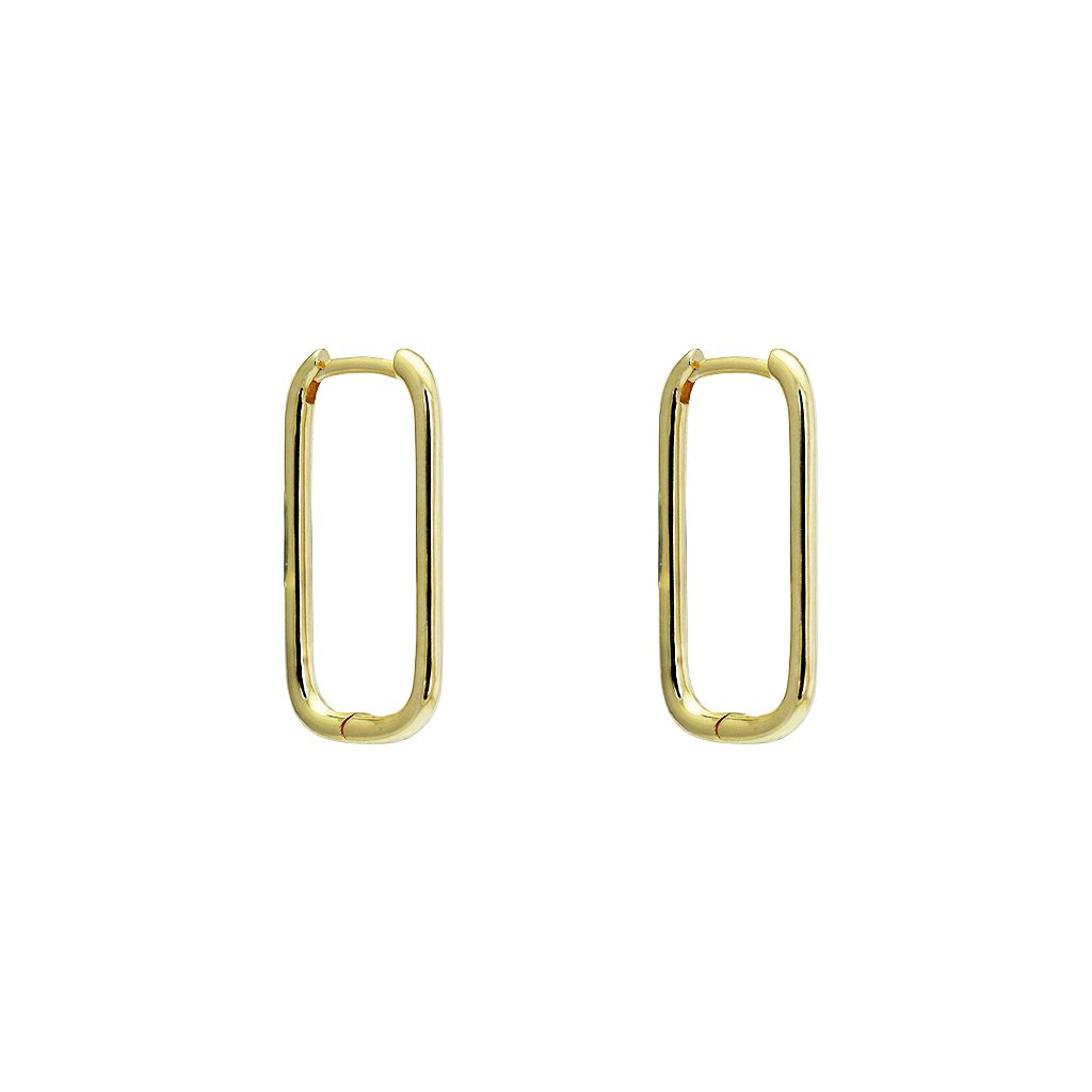 Duo Jewellery Earrings Duo Fine paper clip earrings