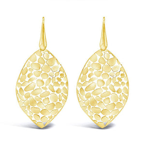 Duo Jewellery Earrings Duo Gold Pebble Earrings