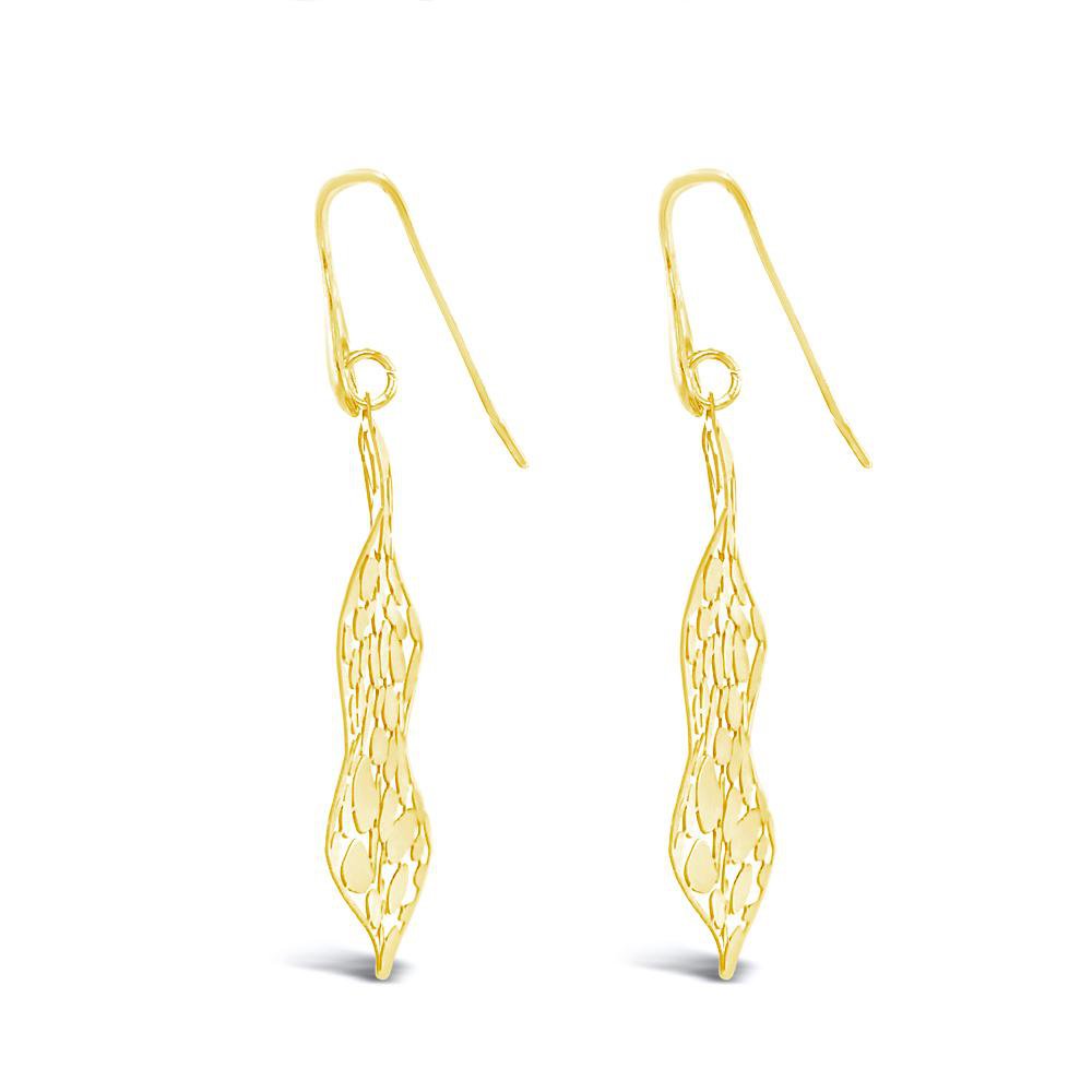 Duo Jewellery Earrings Duo Gold Pebble Earrings