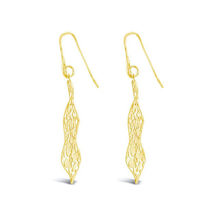 Duo Jewellery Earrings Duo Gold Pebble Earrings