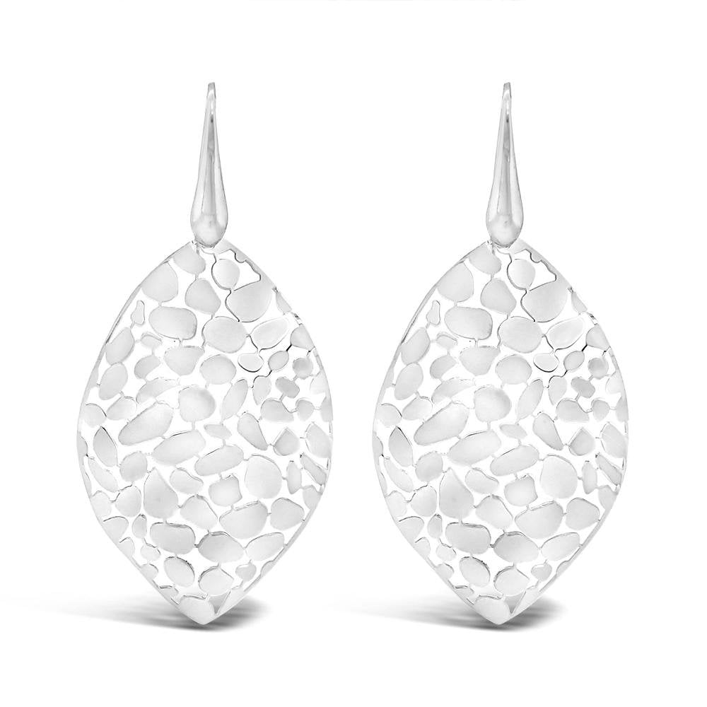 Duo Jewellery Earrings Duo Silver Pebble Earrings