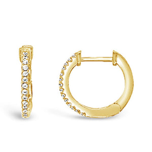 Duo Jewellery Earrings Duo Small Fine Hoop