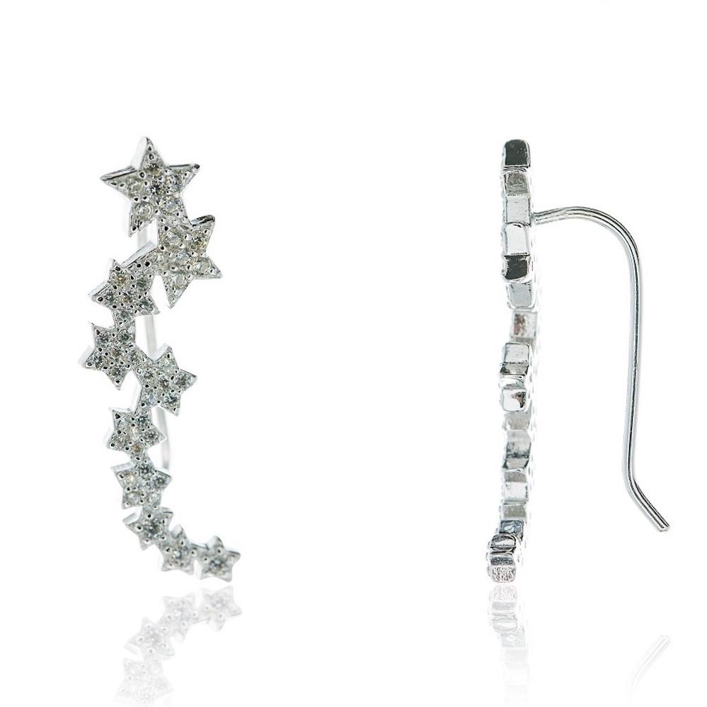Duo Jewellery Earrings Duo stars crawler earrings