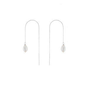 Duo Jewellery Earrings Duo thread pearl earrings