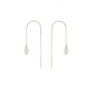 Duo Jewellery Earrings Duo thread pearl earrings