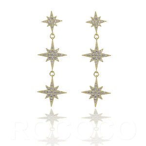 Duo Jewellery Earrings DUO THREE SHINING STARS EARRINGS