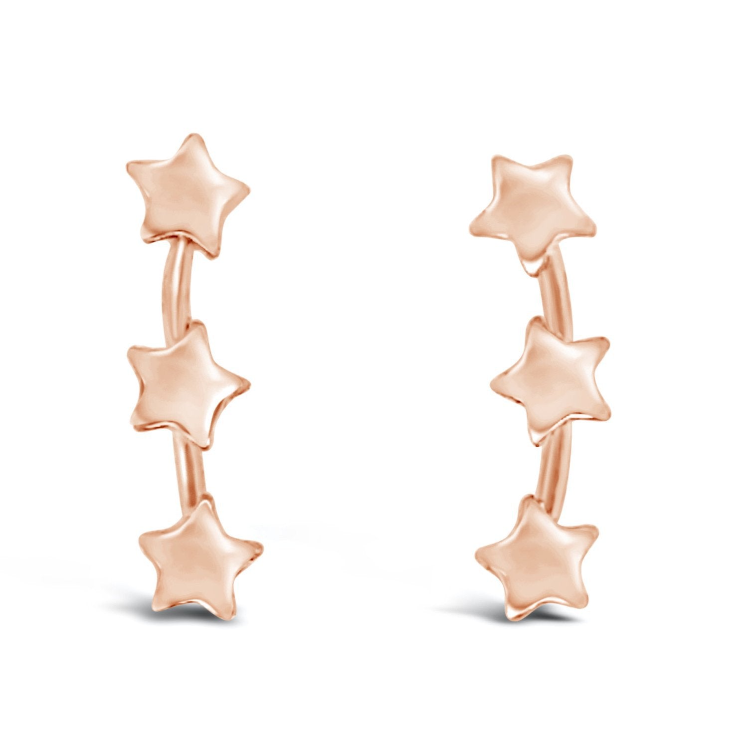 Duo Jewellery Earrings Duo you are a star Earrings rose gold