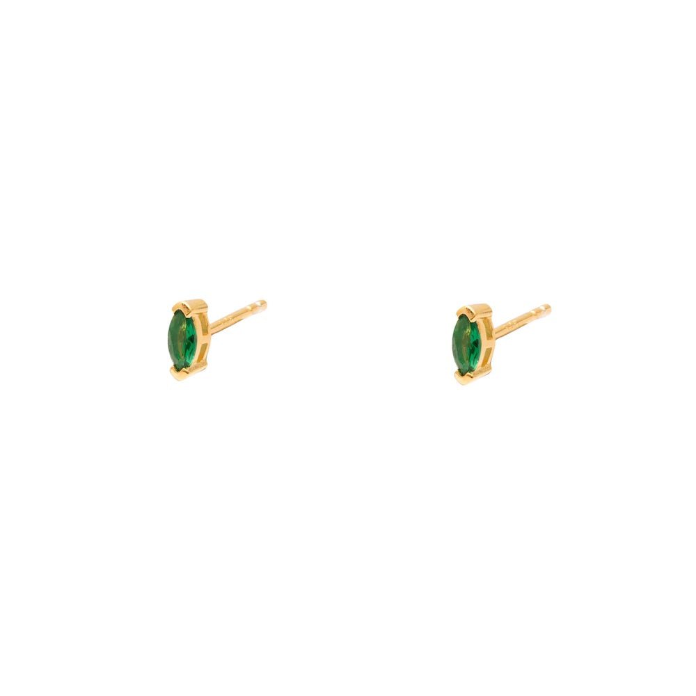 Duo Jewellery Earrings Green Duo Mini stud earrings