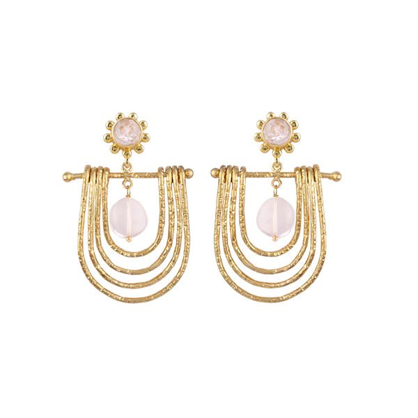 Duo Jewellery Earrings Yellow Gold Rosetta  Earrings