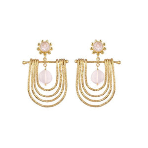 Duo Jewellery Earrings Yellow Gold Rosetta  Earrings