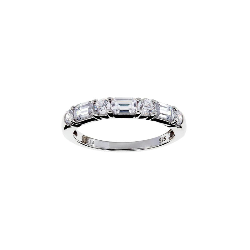 Duo Jewellery Leanne Baguette Clear Ring