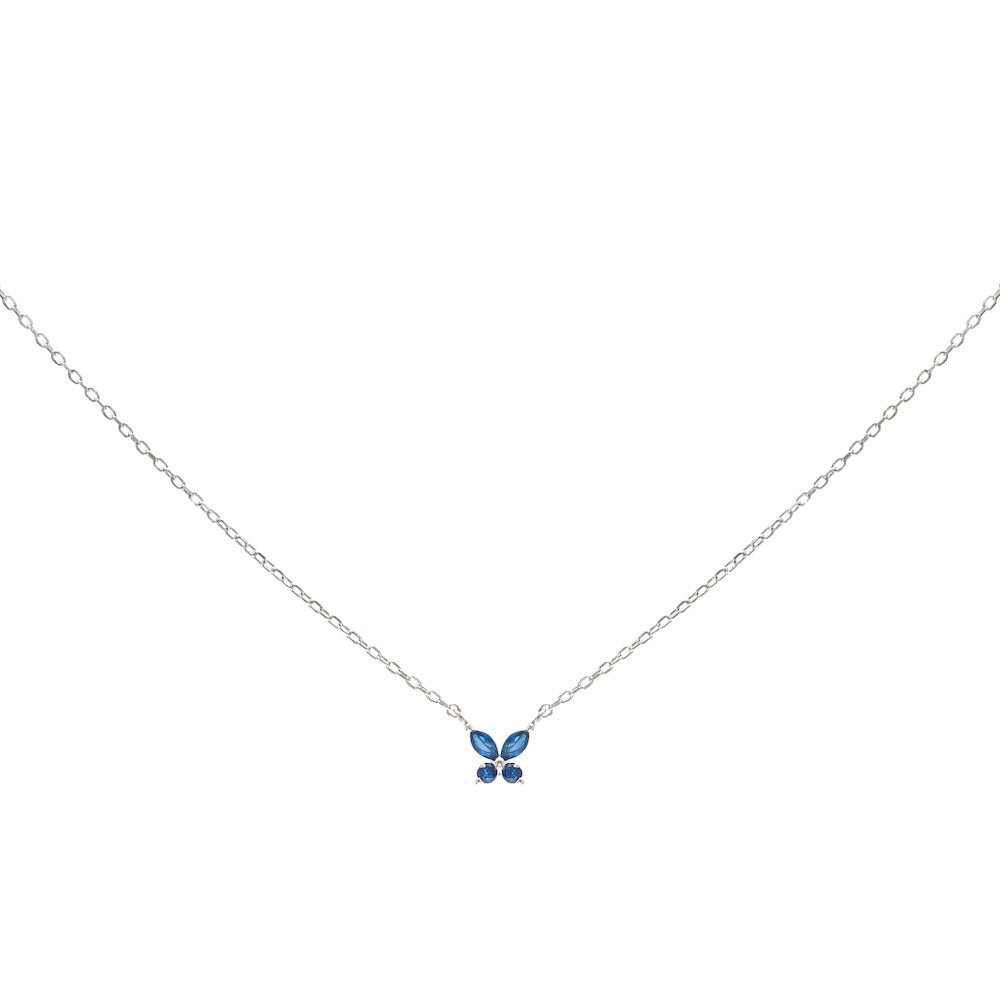 Cz butterfly deals necklace
