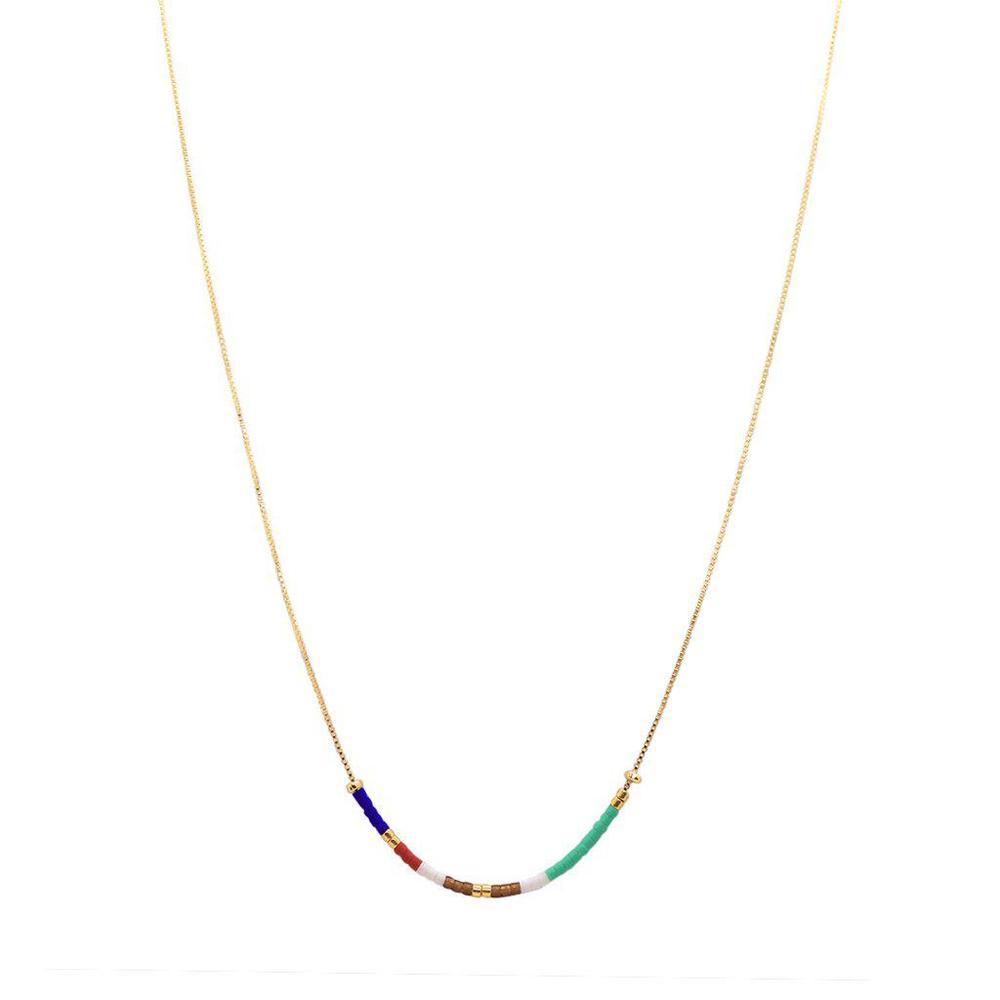 Duo Jewellery Necklaces Duo multi colour bead necklace