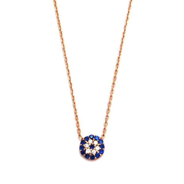 Duo Jewellery Necklaces Rose Gold Duo Small Rose Eye Necklace