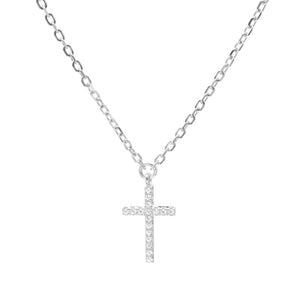 Duo Jewellery Necklaces Silver Duo Classic cross necklace