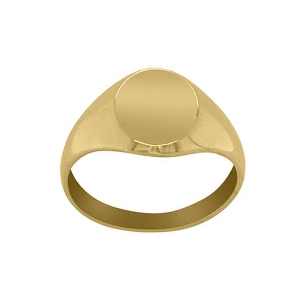 Duo Jewellery Rings Duo 9kt Gold signet pinky ring