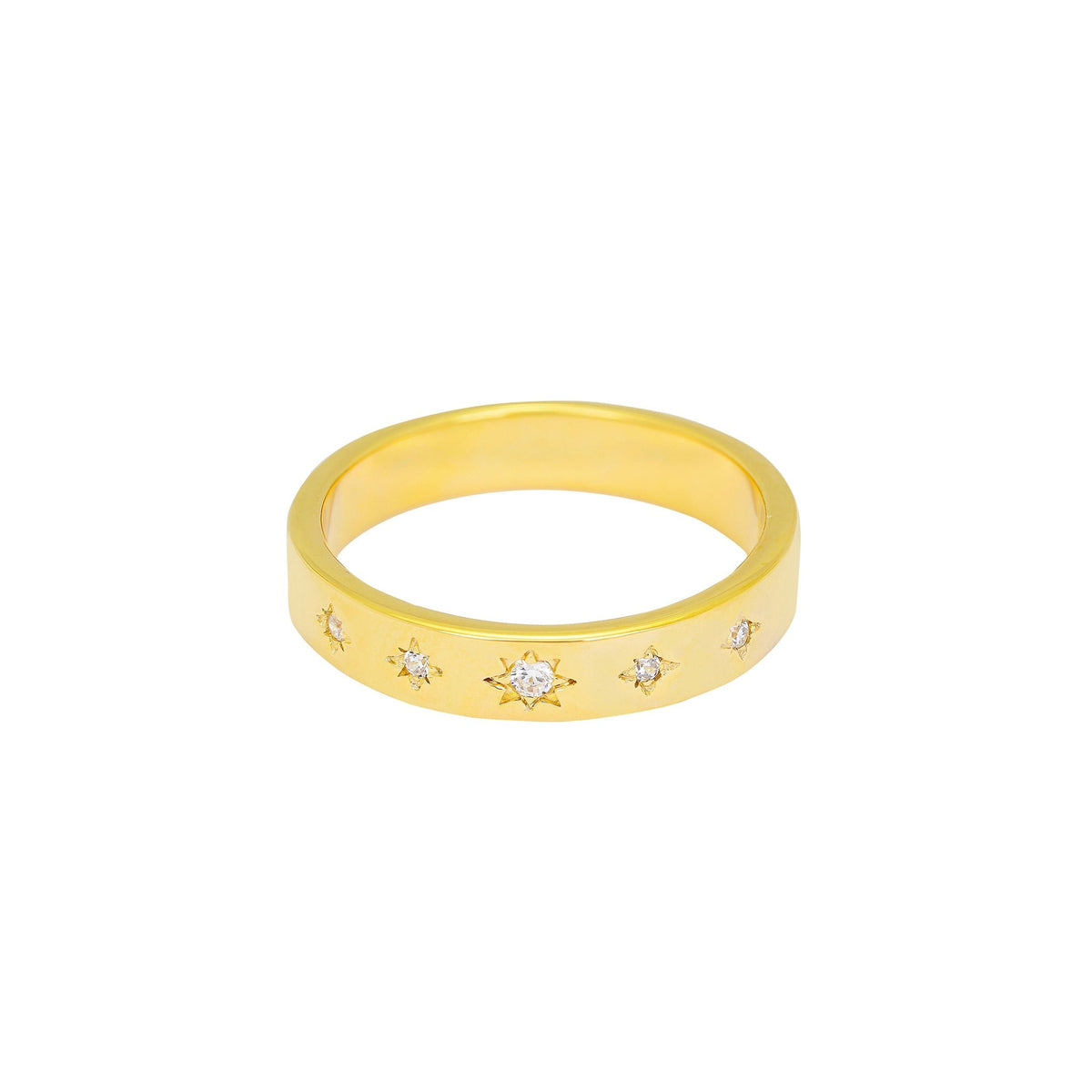 Duo Jewellery Rings Duo celestial flat ring