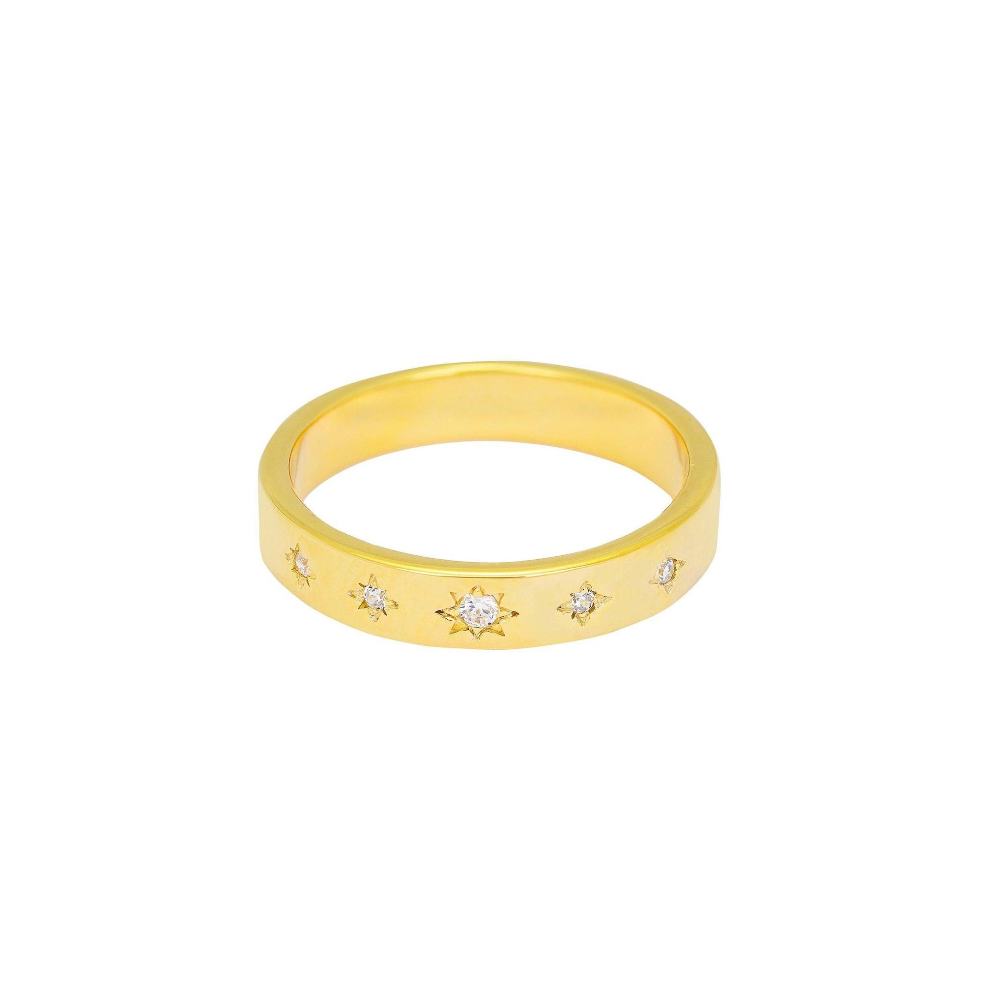 Duo Jewellery Rings Duo celestial flat ring