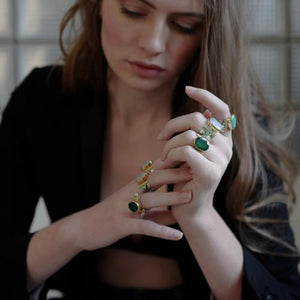 Duo Jewellery Rings Duo Thea Onyx Ring