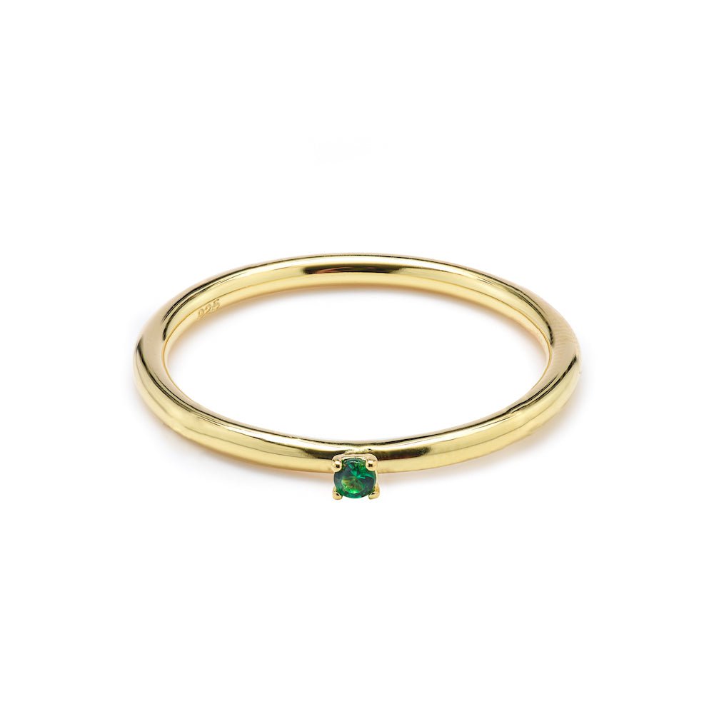 Duo Jewellery Rings Yellow Gold / Green / 6 Duo Only You Ring