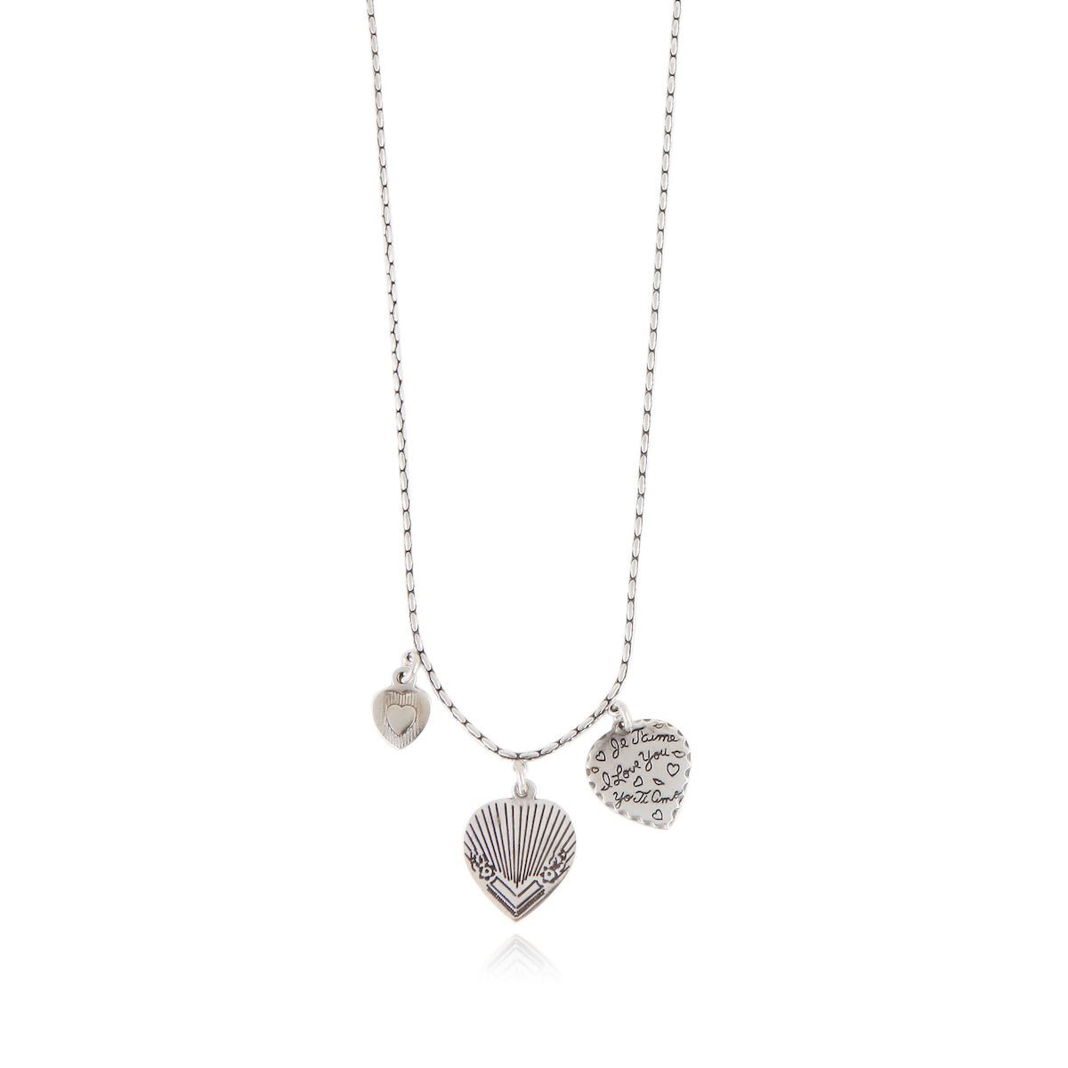 Gas bijoux Necklaces love Mini Silver 