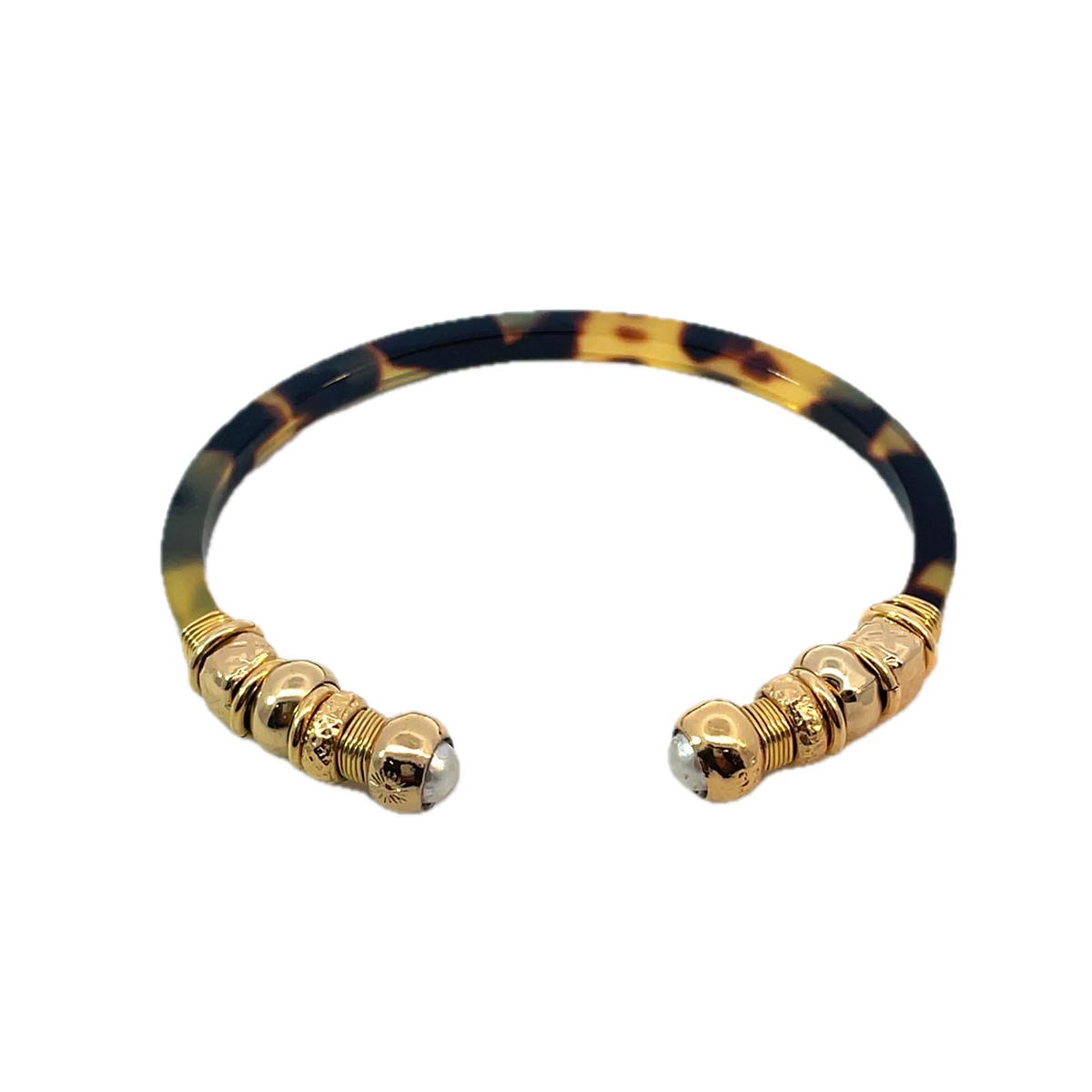 Gas Bracelets Gas Bijoux Cuff Sari Emballe Tortoise