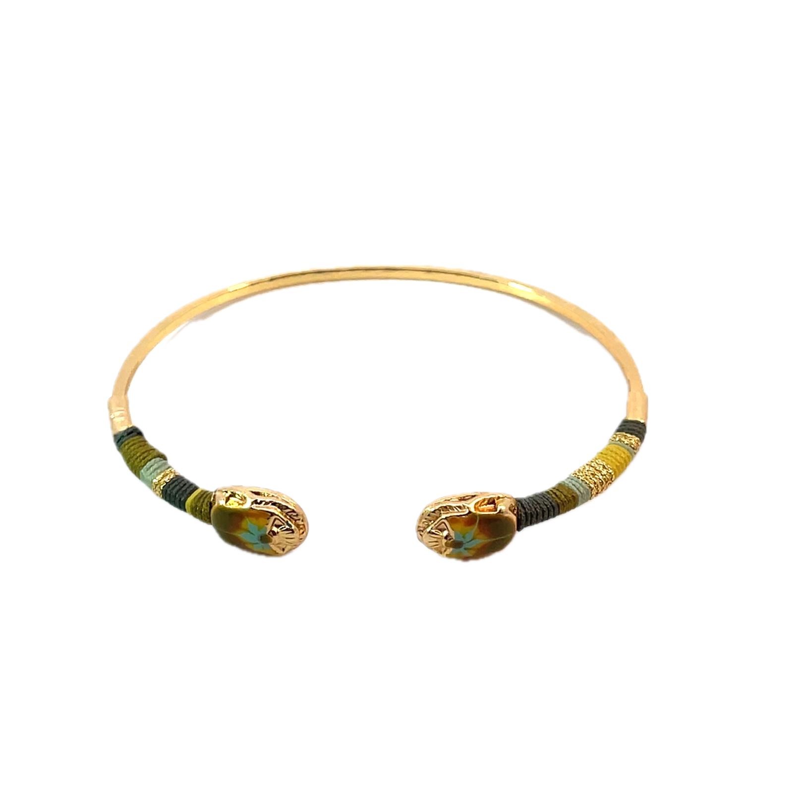 Gas Bracelets Gas Bijoux Duality Scaramouche bracelet small green