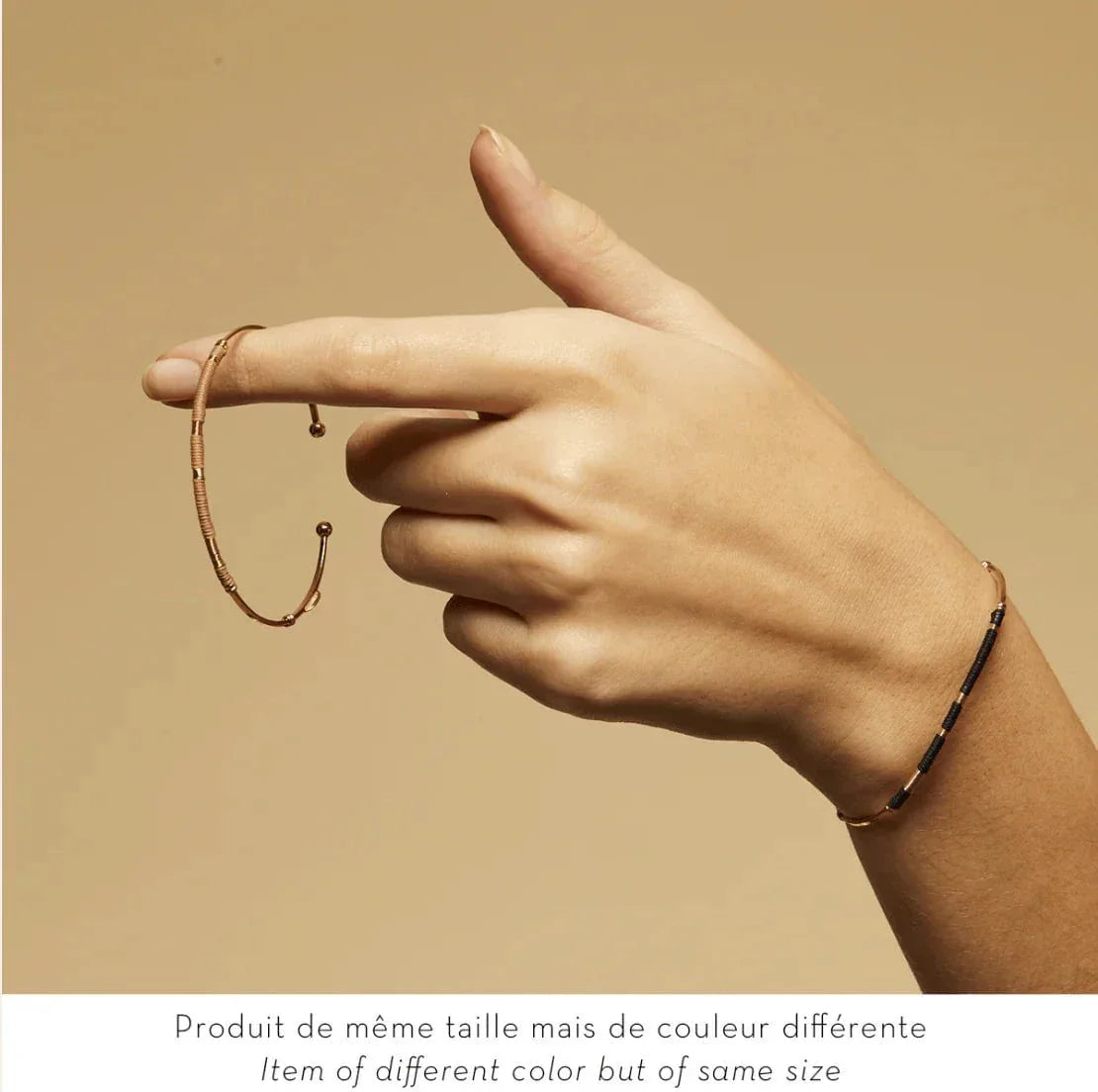 Gas Bracelets Gas Bijoux  Zanzibar Stripe Blue Bracelet