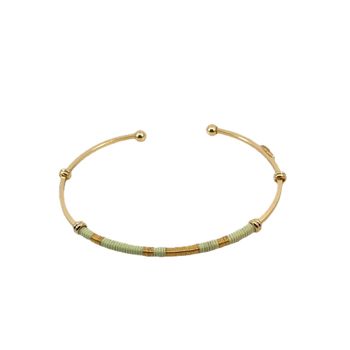 Gas Bracelets Gas Bijoux  Zanzibar Stripe Green  Bracelet