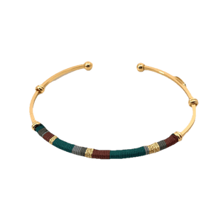 Gas Bracelets Gas Bijoux  Zanzibar Stripe Grey Bracelet