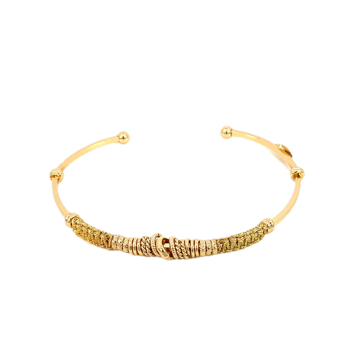 Gas Bracelets Gas Bijoux Zizanie 2 jonc gold