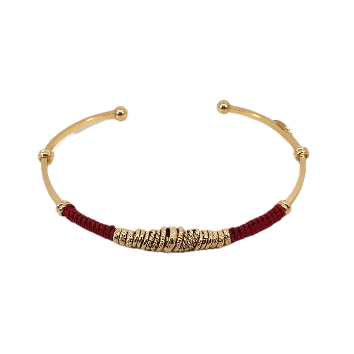 Gas Bracelets Gas Bijoux Zizanie Burgundy cuff