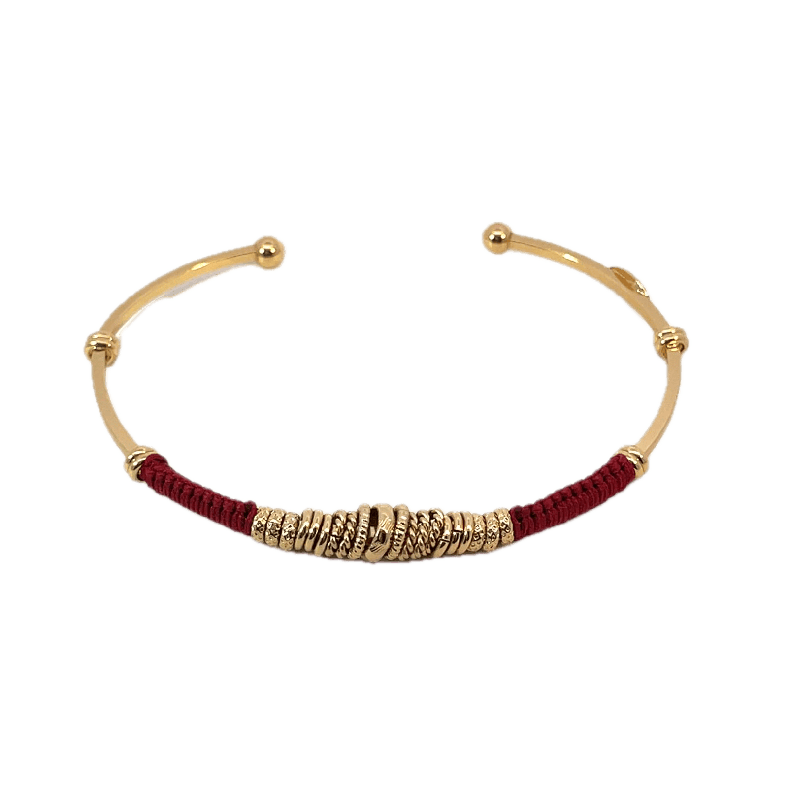 Gas Bracelets Gas Bijoux Zizanie Burgundy cuff