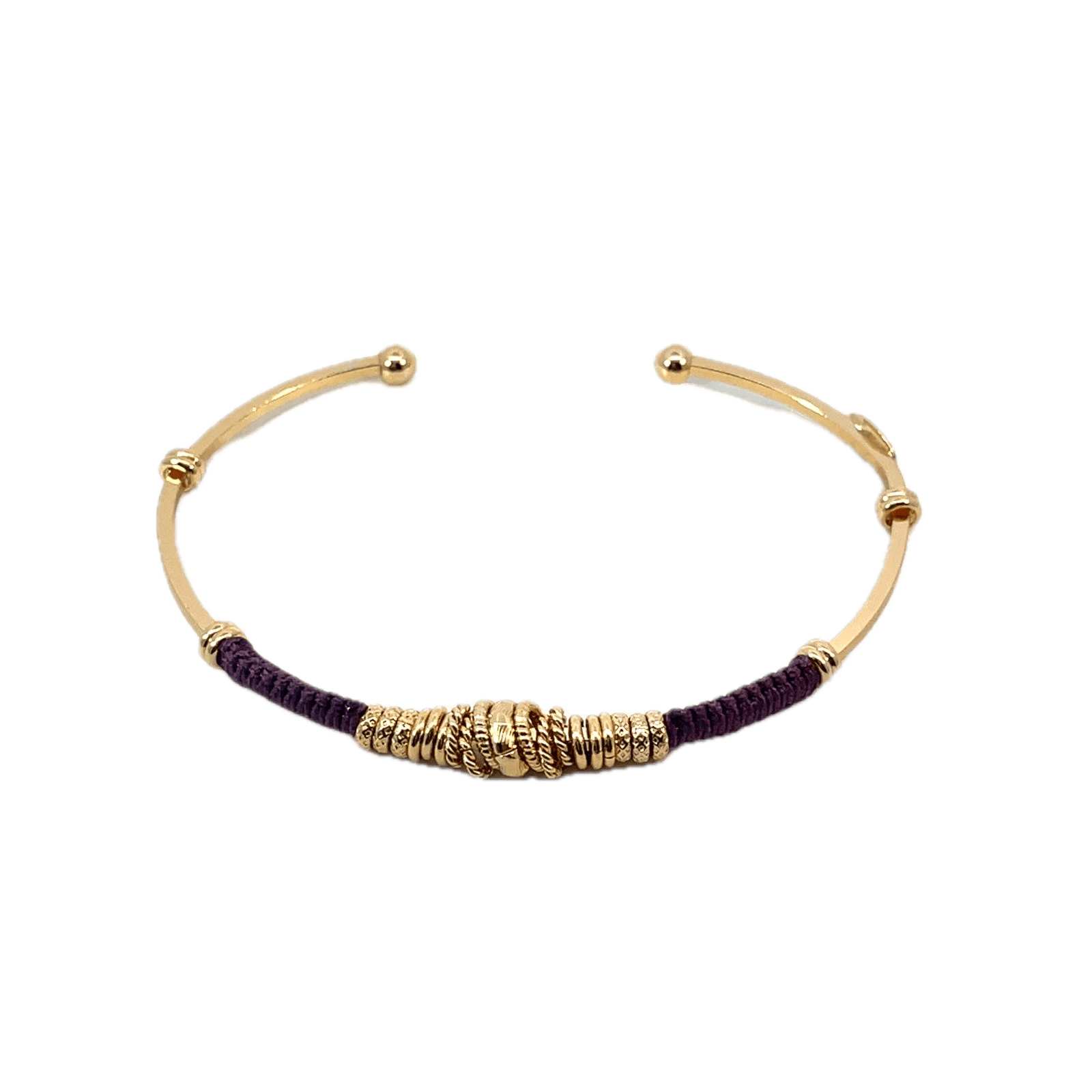 Gas Bracelets Gas Bijoux Zizanie Cuff Purple